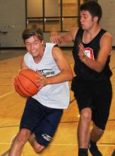 Hunter FRancis led Perrin with eight points in a loss to Olney June 9.